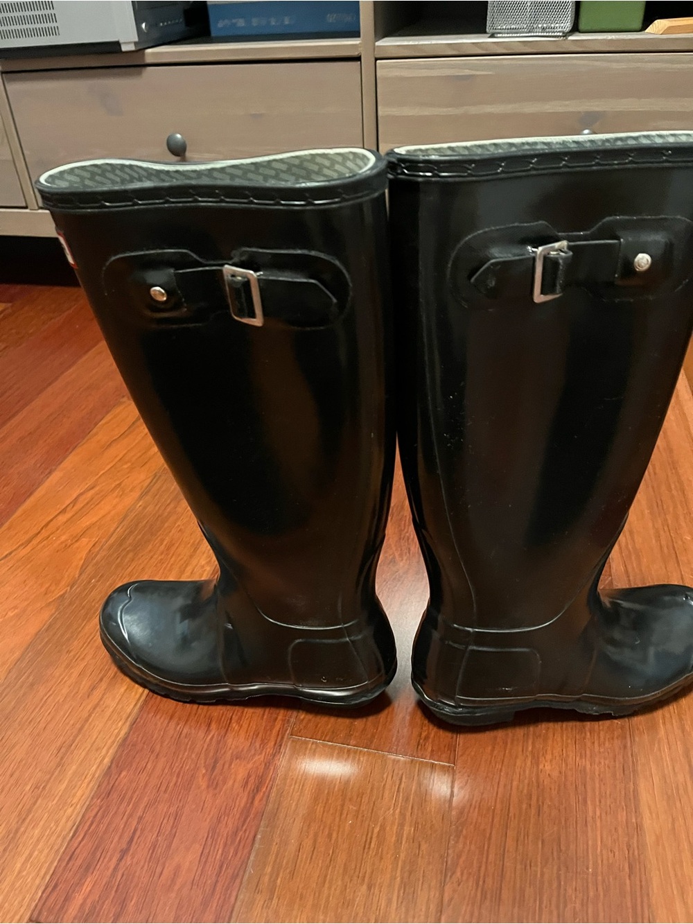 Hunter Wellies In Black View 3